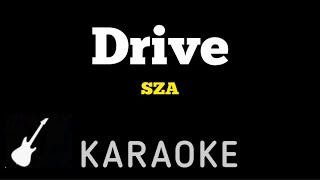 SZA - Drive | Karaoke Guitar Instrumental