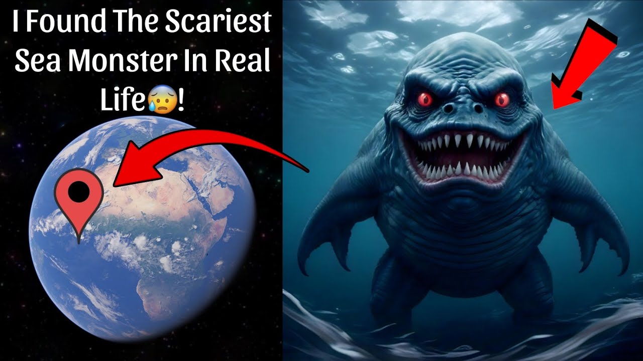 Scariest Sea Monster On Google Earth Youtube