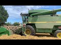 moisson 2022 blé orge 🌾 avec une moissonneuse john deere 2266 …