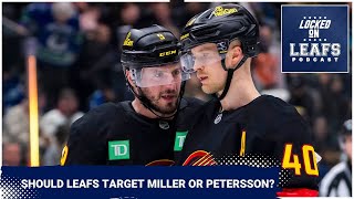 Toronto Maple Leafs losing streak continues, should Leafs consider a trade for Miller or Pettersson?