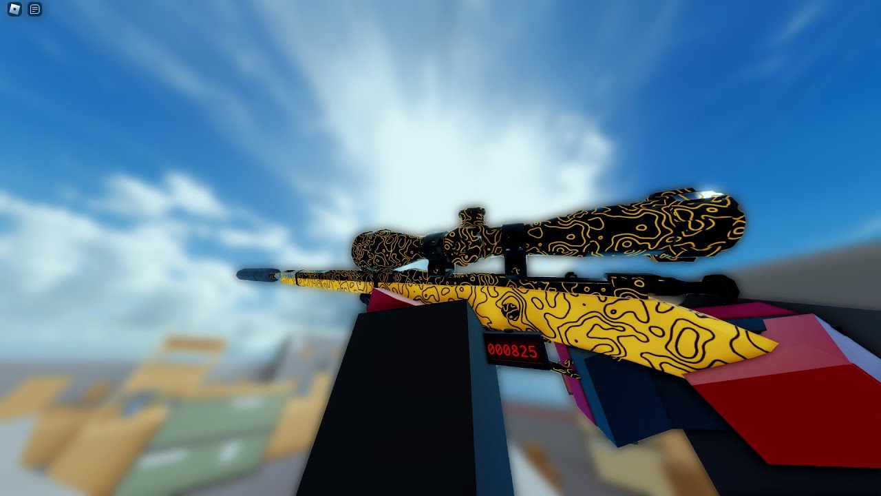 Damascus Gold On The Mosin!! Bad Business Roblox - YouTube