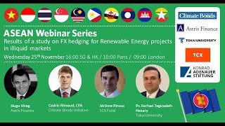 ASEAN SERIES: Initial results of study on FX hedging for renewable energy projects in liquid markets