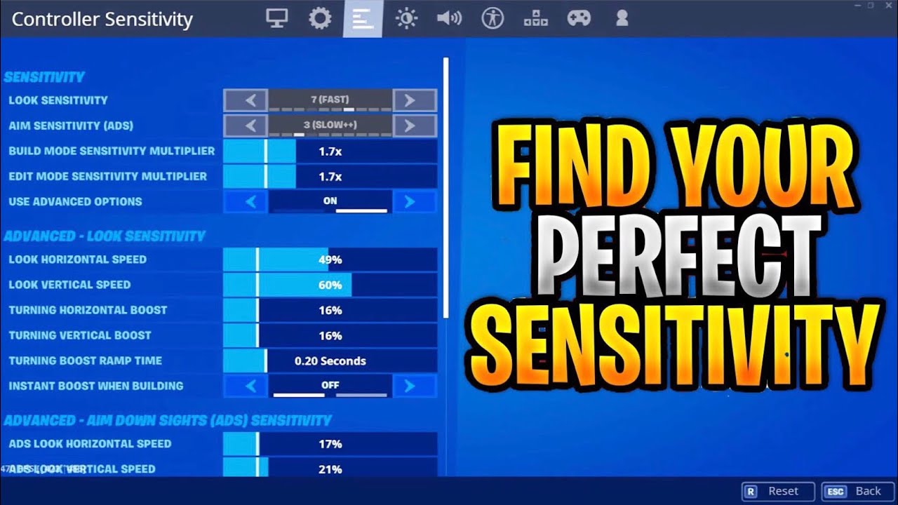 How To Find Your PERFECT Sensitivity On Controller! (NEW UPDATE) PS4 ...