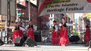 NYCCC Students Perform the Mongolian Bowl Dance.