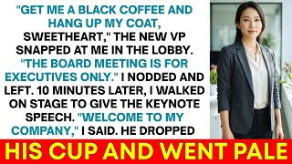 New VP Threw His Coat At Me: “Grab Coffee, Sweetheart” - Then My Secretary Handed Me...