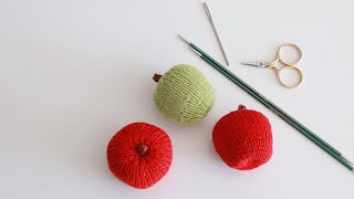 [채소&과일 손뜨개] 사과 |  Apple (+English Pattern)