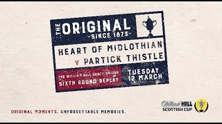 Heart of Midlothian 2-1 Partick Thistle | William Hill Scottish Cup 2018-19 – Sixth Round Replay