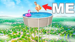 I Built the Worlds Tallest Pool in my Front Yard!