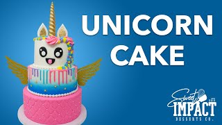 Making a Unicorn Cake #Shorts
