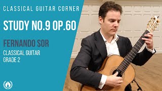 Study No.9 Op.60 by Fernando Sor - Grade 2 Repertoire for Classical Guitar