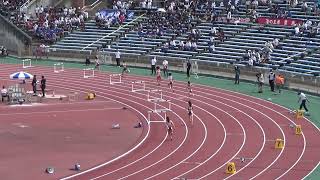 【第91回日本インカレ】 女子400mH(0.762m/35.00m) 予選4組