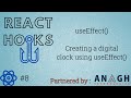 React Hooks Tutorial #8 | useEffect() | Creating a digital clock using useEffect()