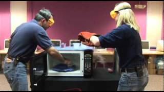 Liquid Nitrogen in a Microwave!