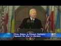 president biden delivers address from poland