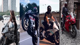 Part–7 Awesome Crazy Rider 🏍️ Super Bike Status ⭕Heavy Rider Status🔥 NINJA H2❌BMWS1000RR
