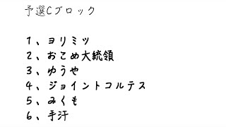 冠到杯（予選Cブロック）(2020.11.29)