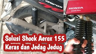 Ganti Shock Aerox 155 Keras Dengan Shock Absolute Revo