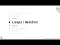 Learn Java: 11 Loops / iteration
