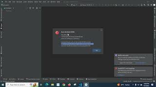 The SDK path does not belong to a directory android studio react native