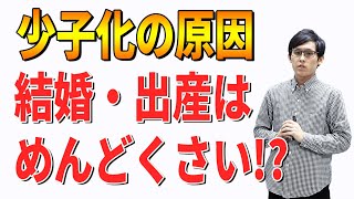 自分の時間が無くなる？仕事優先？少子化の原因は若者の価値観にあった！！