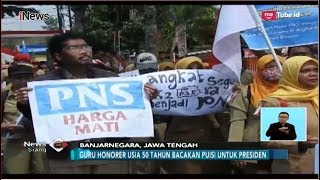 Tuntut Diangkat Jadi PNS, Ribuan Guru Honorer di Banjanegara Gelar Unjuk Rasa - iNews Siang 27/09