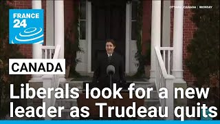 Canada's Liberals look for a new prime minister after Trudeau resigns • FRANCE 24 English