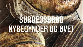 Surdejsbrød for nybegyndere og øvede | åben krumme - brød terapi | Surdej ASMR | Sourdough ASMR