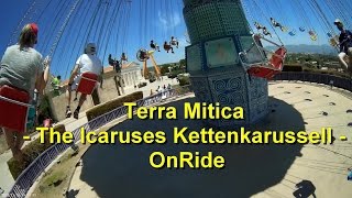 Terra Mítica Benidorm - Los Ícaros Terra Mitica - The Icaruses Kettenkarussell - OnRide \u0026 OffRide