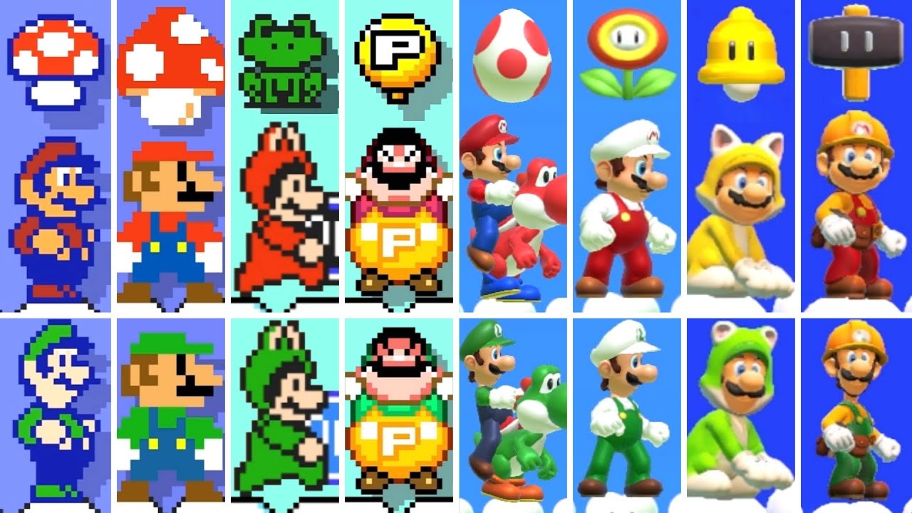 [最も選択された] Super Mario All Power Ups List 233555-Super Mario Maker Power ...