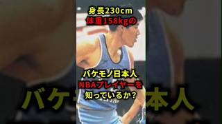 【英雄】身長230cm体重158kgのバケモノ日本人NBAプレイヤーを知っているか？  #日本人 #バスケ #NBA  #海外の反応