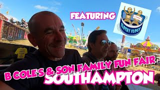 The Day I Met Slothy Vlogs!! | B Cole's \u0026 Son Family Fun Fair Vlog | Southampton July 2020