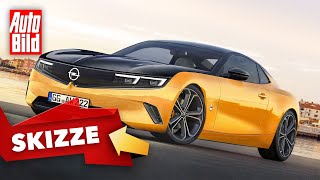 Opel Manta E (2020): Neuvorstellung - Skizze - Elektro - Coupé - Infos - deutsch