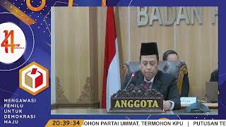 Sidang Pembacaan Putusan Terjadinya Kesepakatan Permohonan No Register 006/PS.REG/BAWASLU/XII/2022