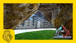 Crystal Isles Floating Island Cave FULL BASE Design | 40 Lat 70 Lon | ARK: Survival Evolved