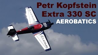 Petr Kopfstein aerobatics - Extra 330 SC, 2019