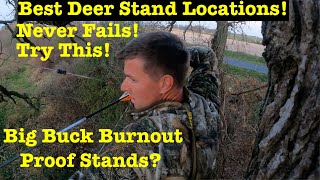 NOT Seeing Big Bucks? Top Deer Stand Placement Mistake! Hunt Them Every Day!