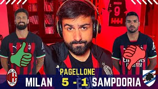 MILAN - SAMPDORIA: 5-1 || PAGELLONE