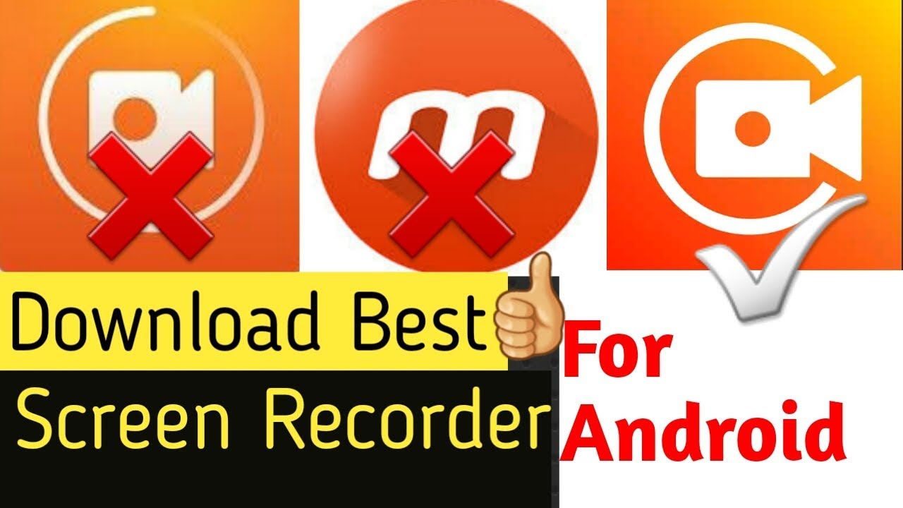 Best Screen Recorder For Android || New Youtubers || Best Screen ...