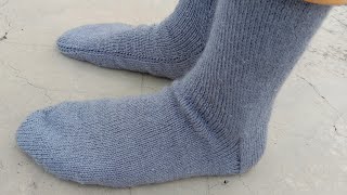 Gents knitting socks for 8-9 no foot # measurement