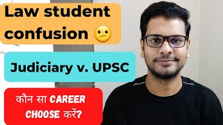 UPSC vs. Judiciary for Law students? | Confused about career option 🤔 | Nivesh Kashyap