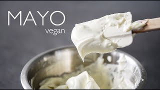 THICK vegan Mayo Recipe made from CHICKPEAS (aquafaba)!