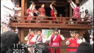 勝山左義長祭り　2010年子どもばやしコンクール　芳野区