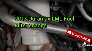 How to replace Chevy silverado 2500 hd 6.6 duramax diesel fuel filter 2011 2012 2013 2024 2015