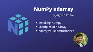 NumPy array vs list performance | Installing NumPy And Declaring nd array