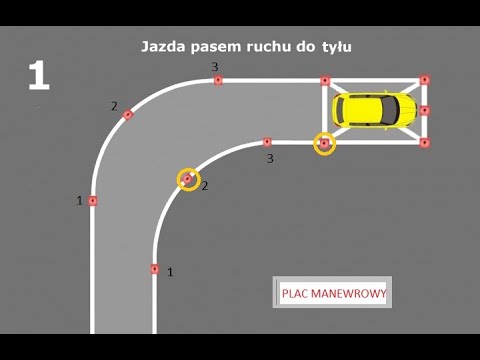 PLAC MANEWROWY- JAZDA PO ŁUKU - YouTube