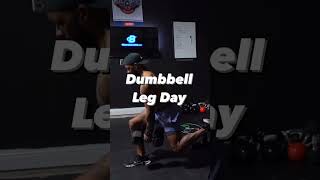Dumbbell Leg Day 🦵 | #shorts