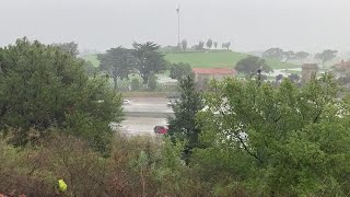 San Bruno wind, rain