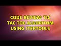 Code Review: Tic Tac Toe algorithm using itertools