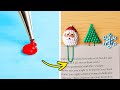 CREATIVE SCHOOL HACKS FOR CHRISTMAS SEASON 🎄📚 DIY GLUE GUN & 3D PEN CRAFTS