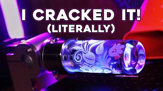 Testing 30,000+ Laser Settings to Master Glass Engraving — Here's What Actually Works!